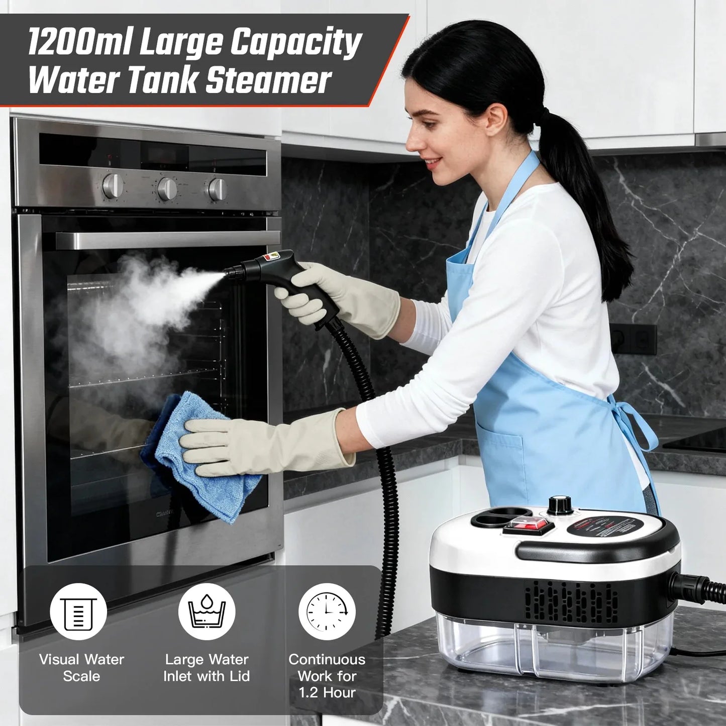 2500W High Temperature Steam Cleaner 110V