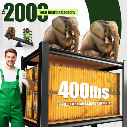 2000LBS Garage Shelving