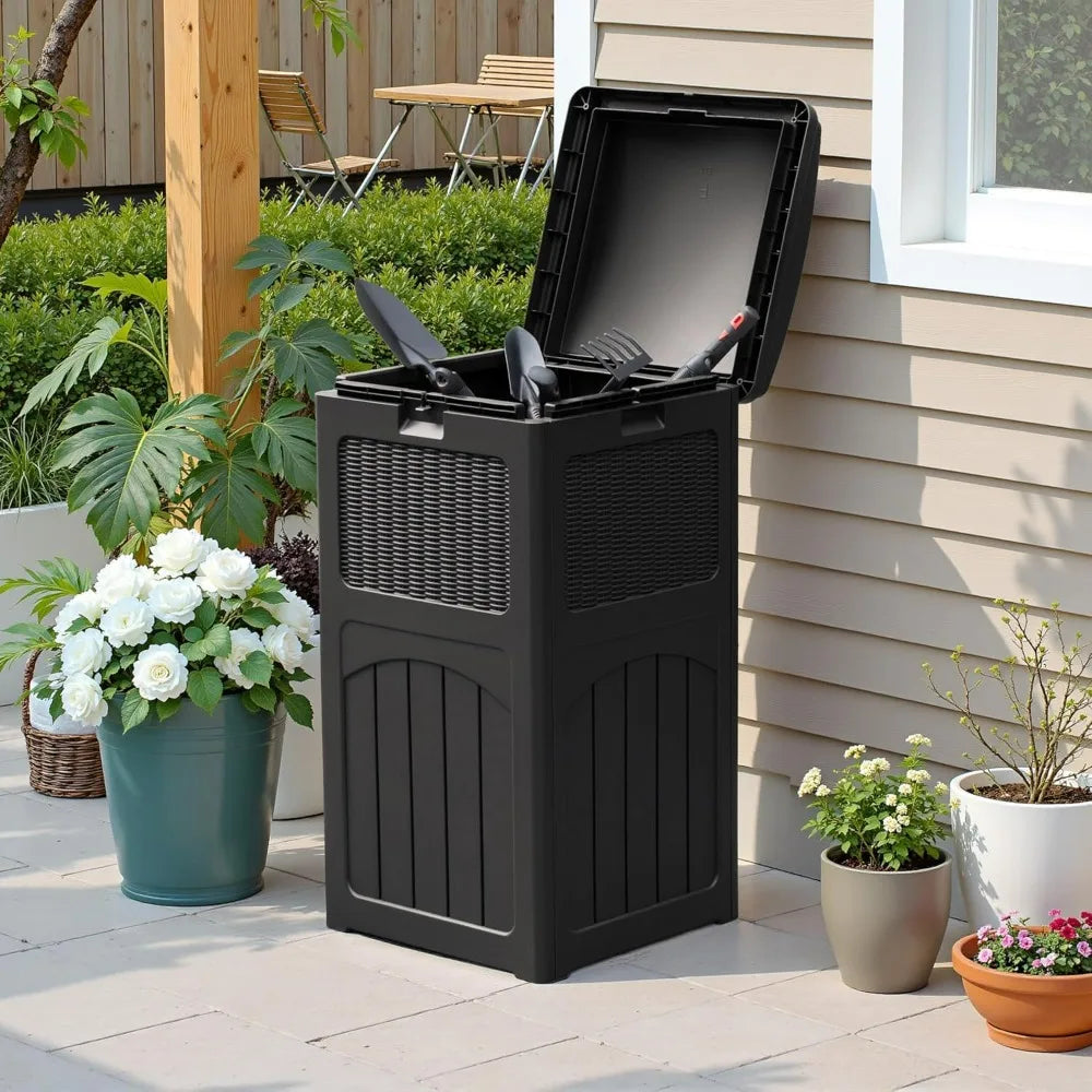 Homall 2 Pack 35 Gallon Outdoor Trash Can