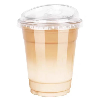 Clear Plastic Cups with Lids 10 Pack