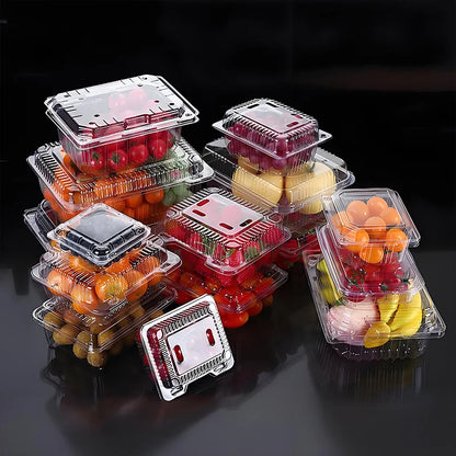 Transparent Plastic Packaging Boxes 50PCS