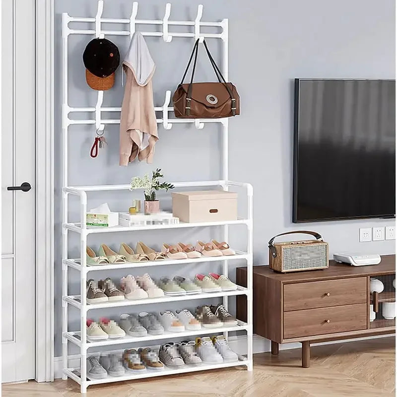 Hat and shoe rack