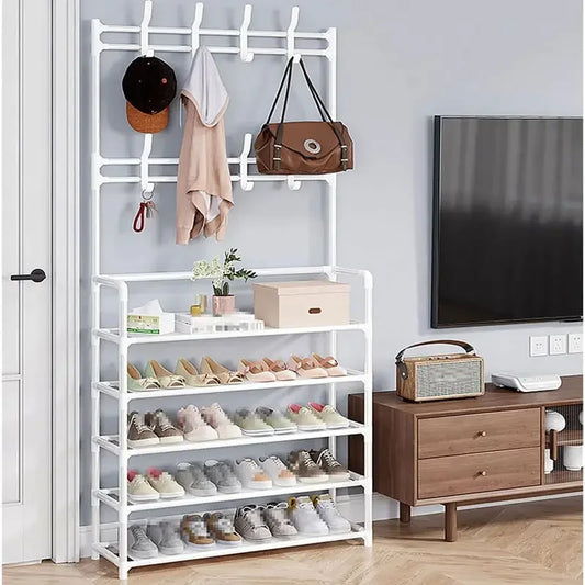 Hat and shoe rack