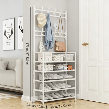 Multifunctional Storage Rack 5-Tier Freestanding