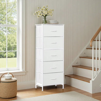 5 Drawer Fabric Dresser
