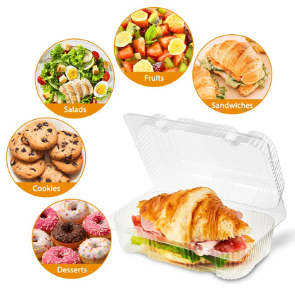 50 Pcs  Clear Plastic Boxes