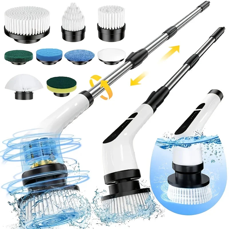 9-in-1 Electric Rotating Cleaning Brush