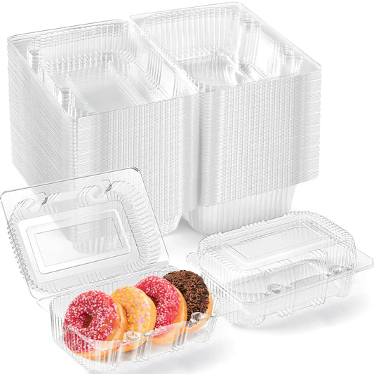 50 Pcs  Clear Plastic Boxes