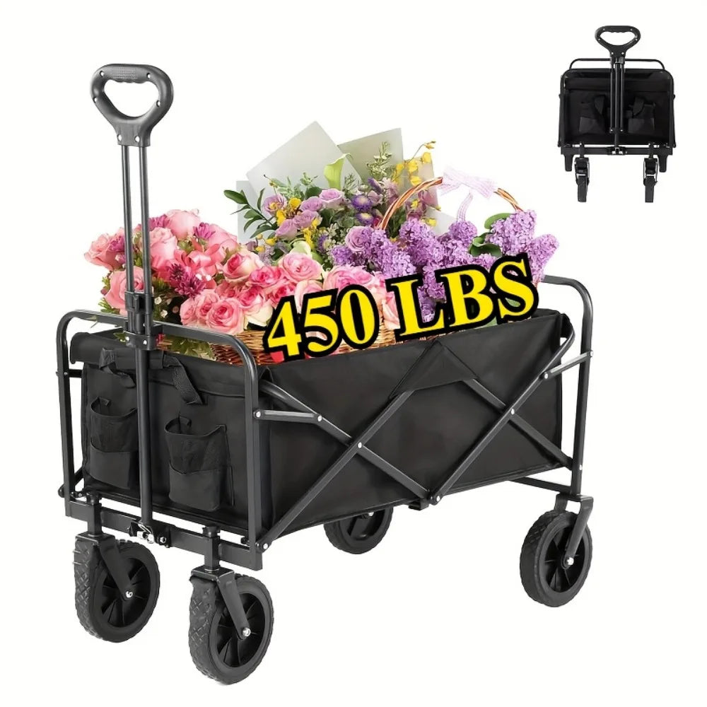 Heavy-Duty All-Terrain Folding Cart -