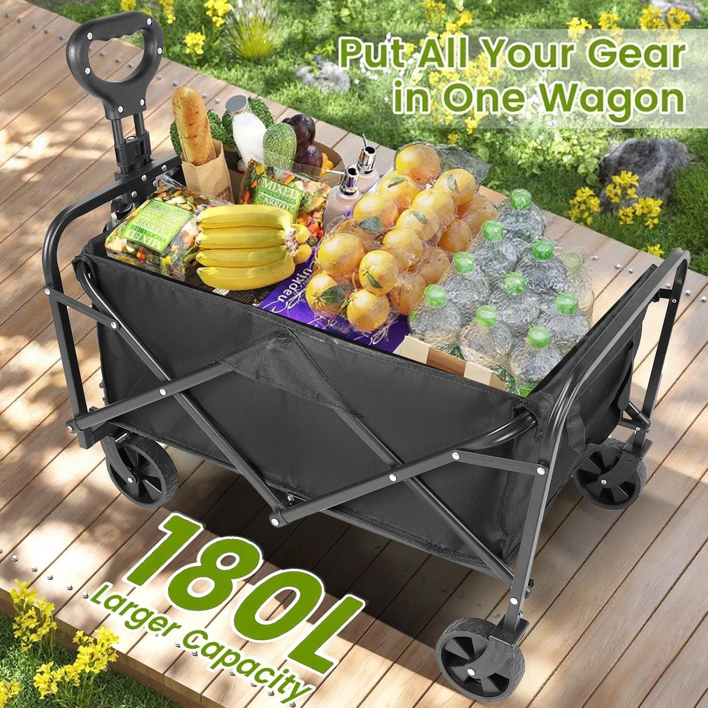 Portable Wagon for Groceries or Pets