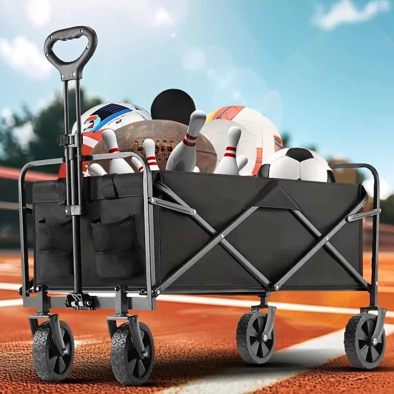 Foldable Trolley All Terrain Pet Cart