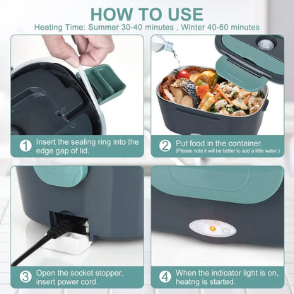 1.5 Liters, 60 Watts, Electric Lunch Box