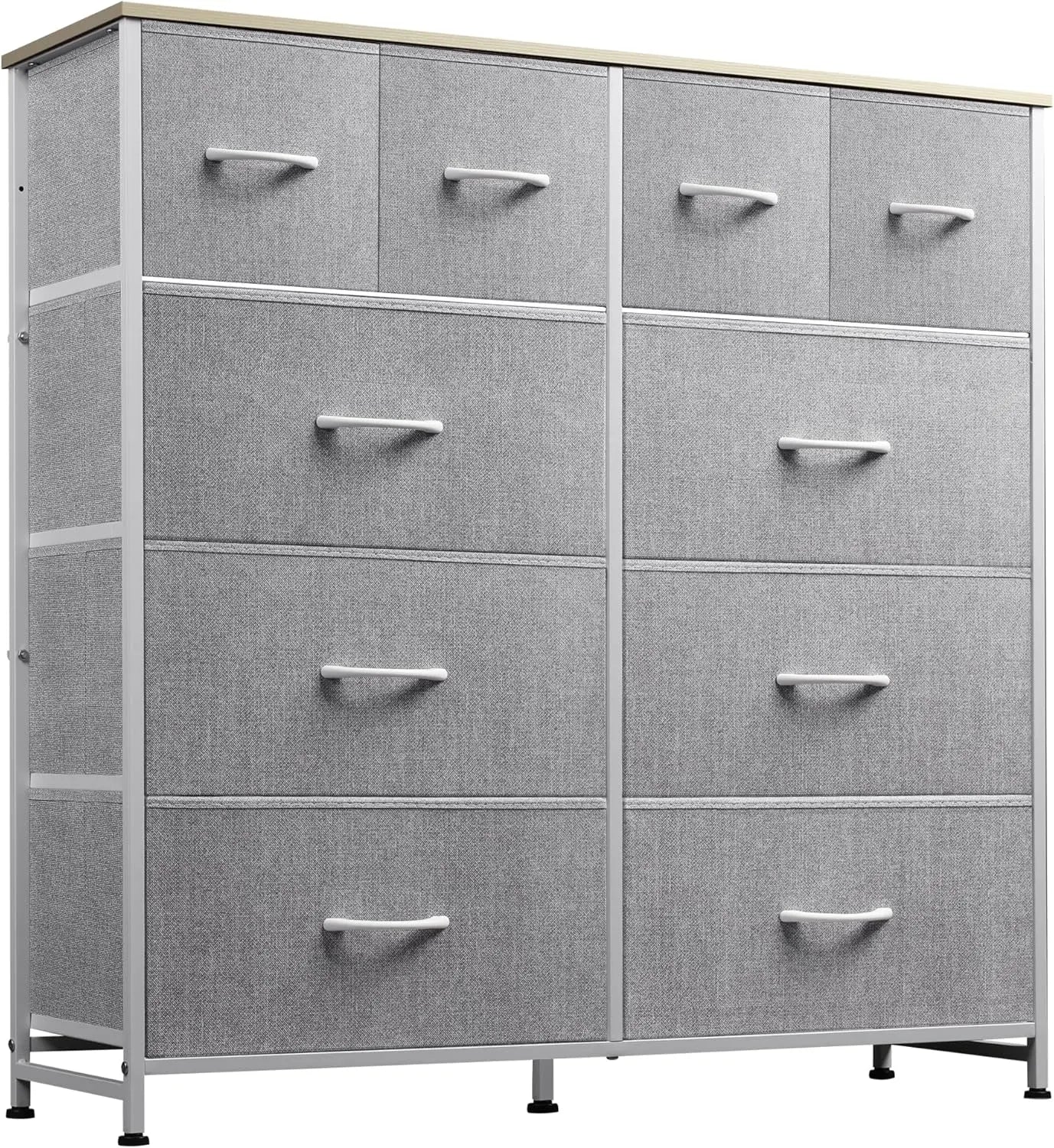 10-Drawer Fabric Dresser