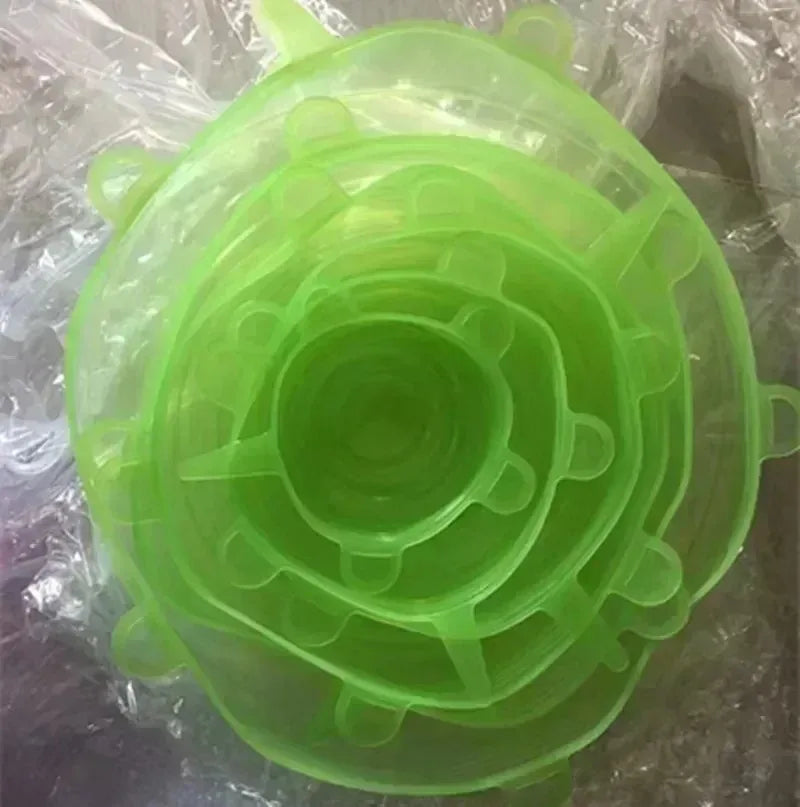 Elastic Silicone Covers for Food Storage