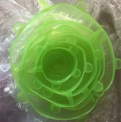 Elastic Silicone Covers for Food Storage