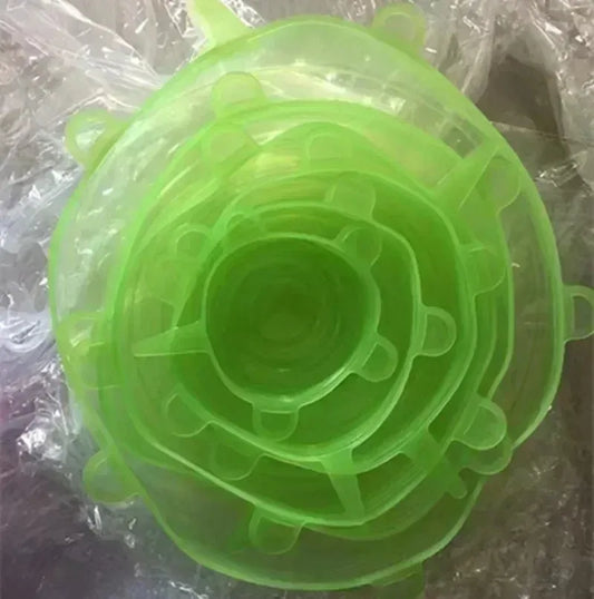 Elastic Silicone Covers for Food Storage