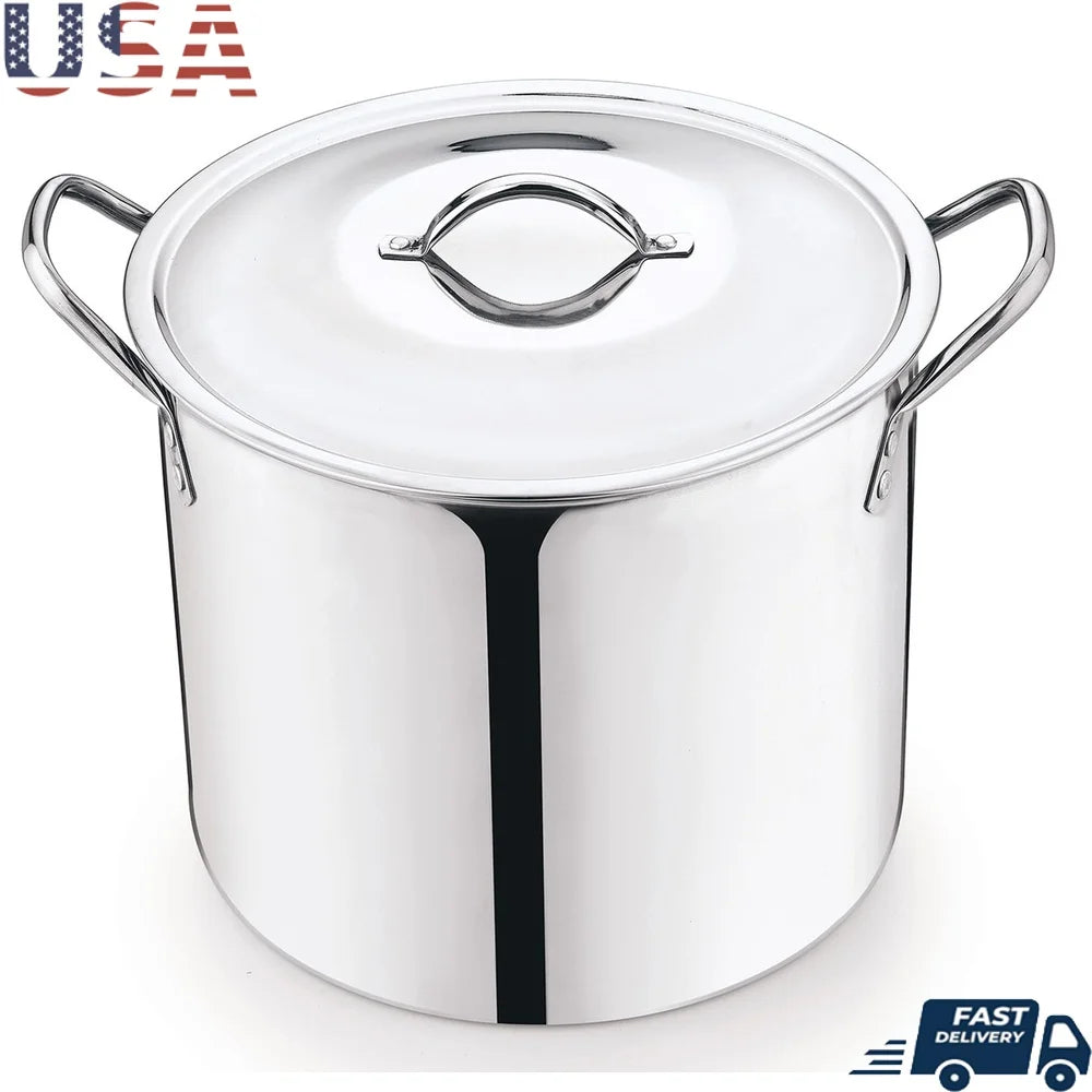 12 Quart Stainless Steel Stock Pot