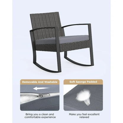 3 Pieces Patio Furniture Set