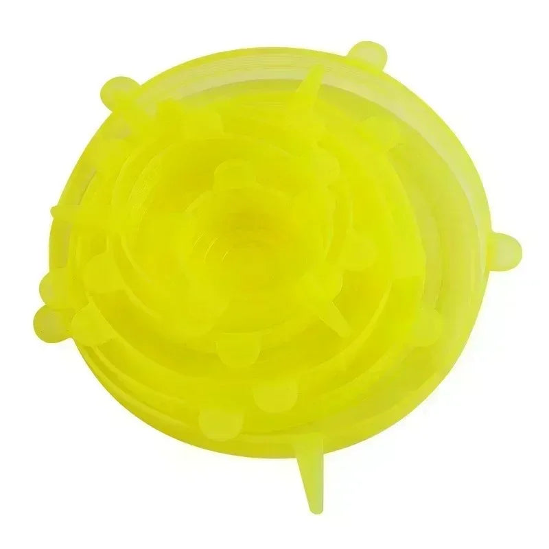 Elastic Silicone Covers for Food Storage
