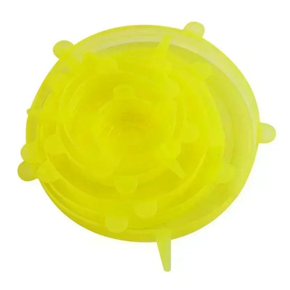 Elastic Silicone Covers for Food Storage