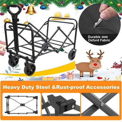 [Heavy Duty] Folding Wagon Cart |